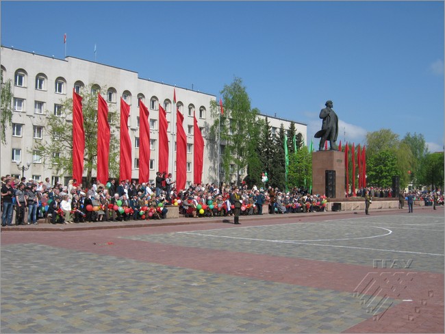 Перед началом Парада Победы 9 мая 2011 года в г.Гродно