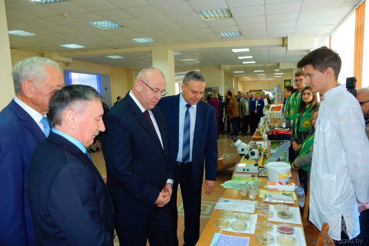 Міністр сельскай гаспадаркі і харчавання РБ Анатоль Мікалаевіч Хацько наведаў ГДАУ