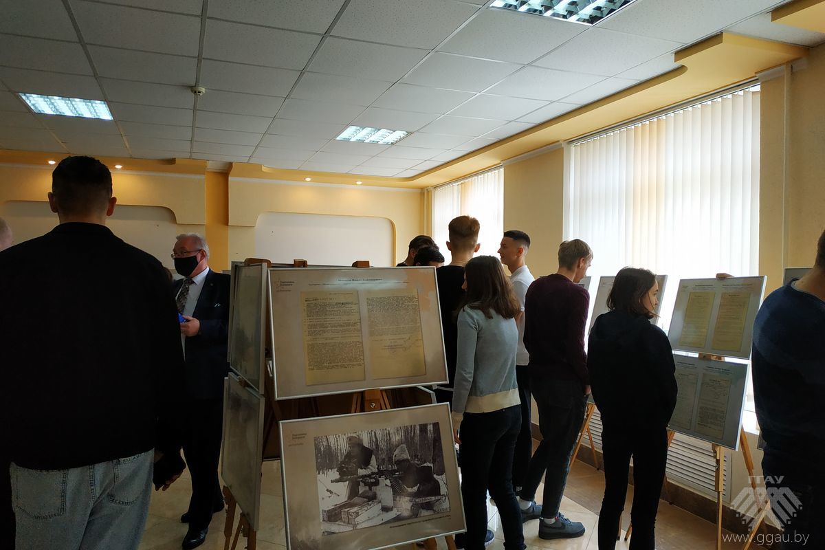 Интерактивная выставка «Партизаны Беларуси» открылась в ГГАУ