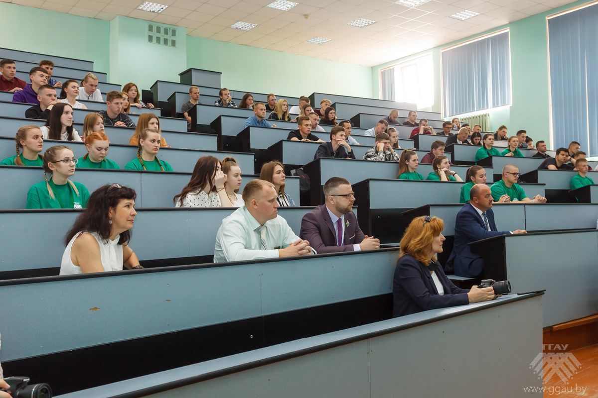 Встреча Министра образования Республики Беларусь И.В. Карпенко со студентами ГГАУ