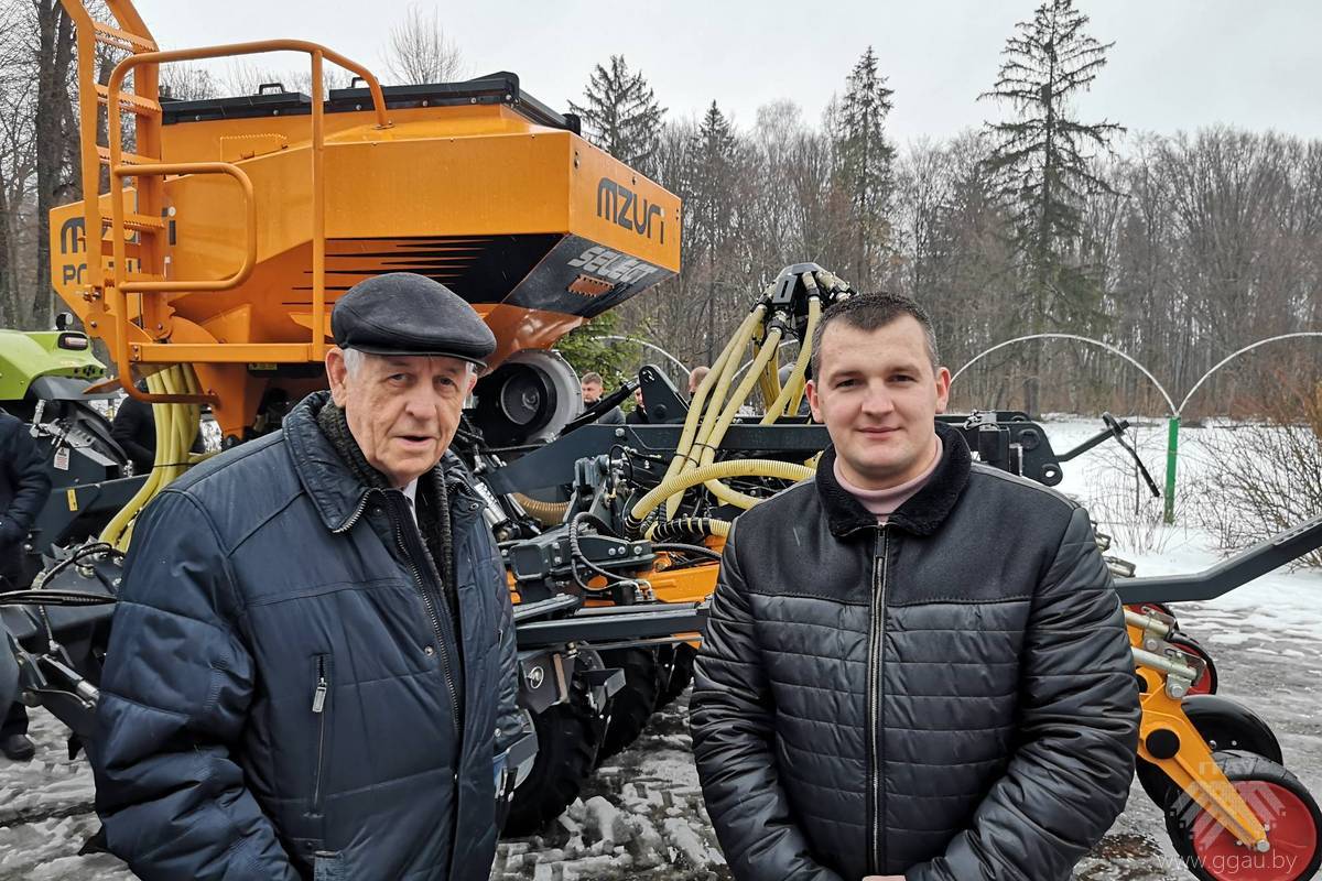 Аутко А.А. с недавним выпускником ГГАУ