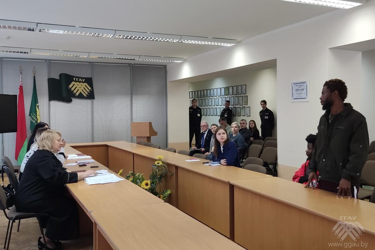 В ГГАУ прошло выездное заседание суда Ленинского района г. Гродно