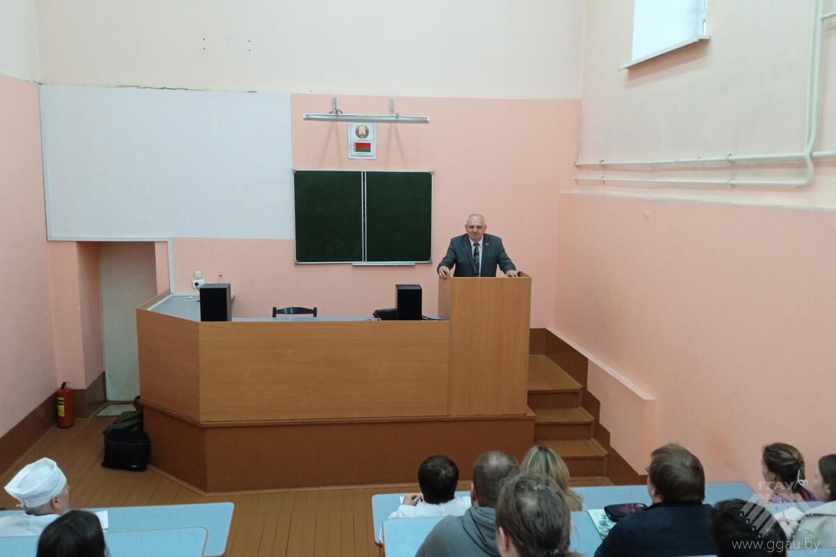 Встреча студентов ФВМ с руководителем ветеринарной службы Гродненской области