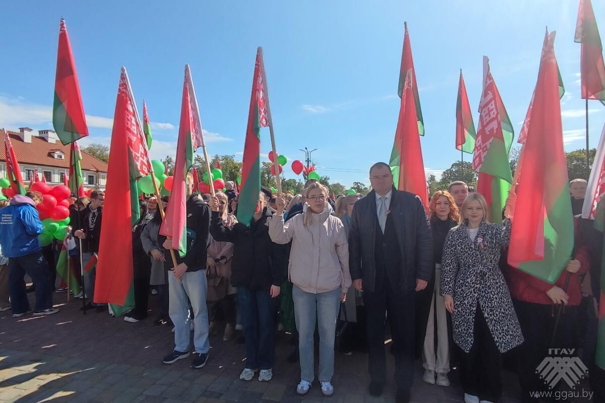 Чествование государственных символов Республики Беларусь прошло в Гродно