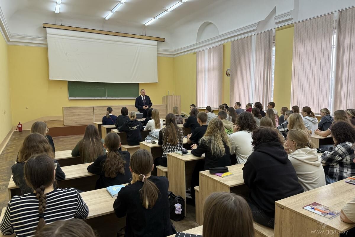 Встреча ректора УО ГГАУ со студентами 1 курса ФВМ