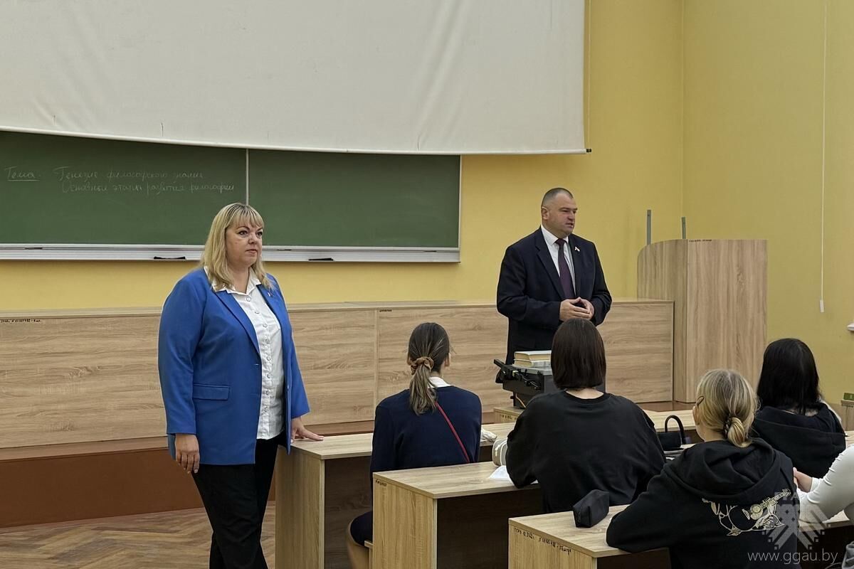 Встреча ректора УО ГГАУ со студентами 1 курса ФВМ