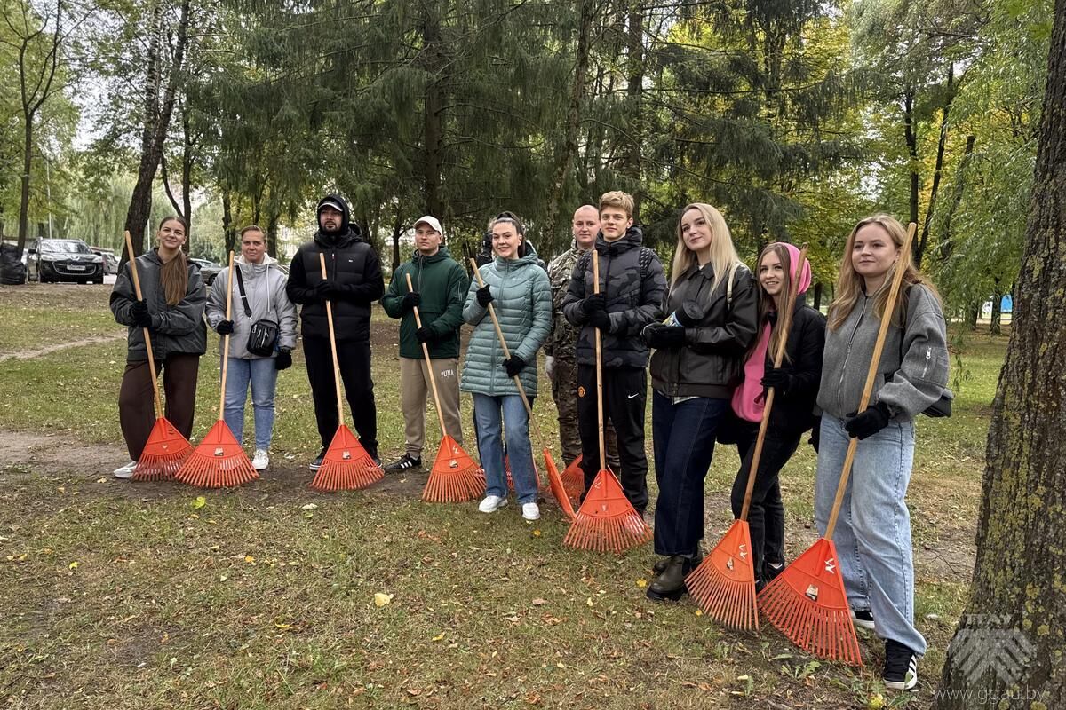 Педагог-психолог ГГАУ внесла вклад в благоустройство города