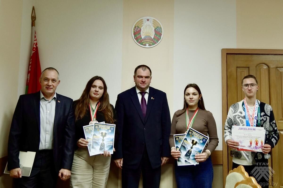 Встреча ректора и спортсменов