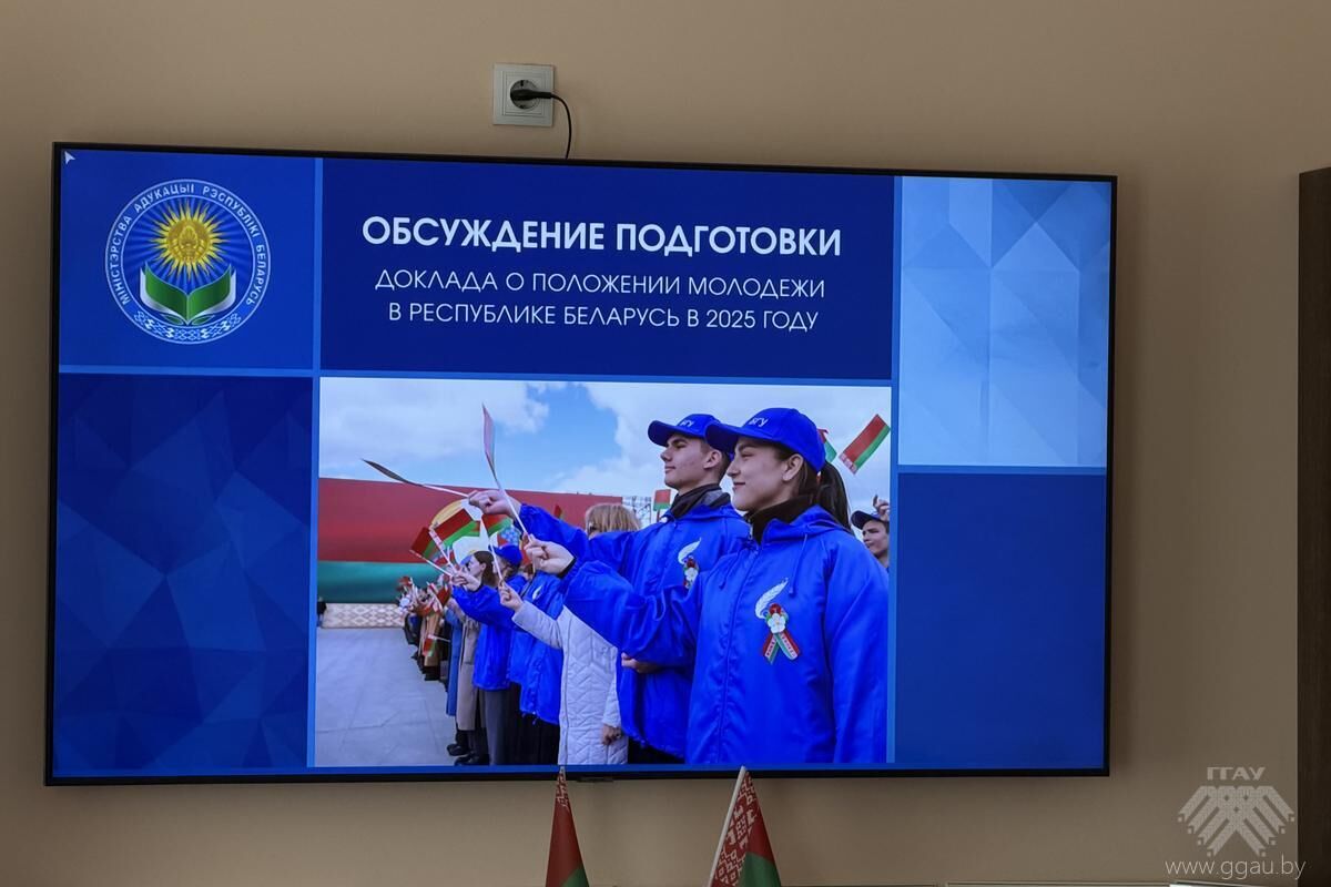 Обсуждение доклада о положении молодёжи в Республике Беларусь