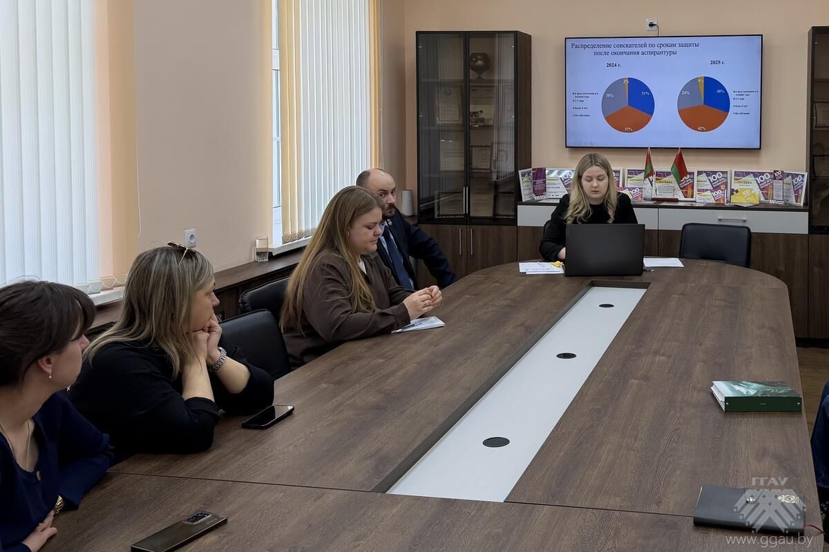 Заседание Совета молодых ученых УО “ГГАУ”