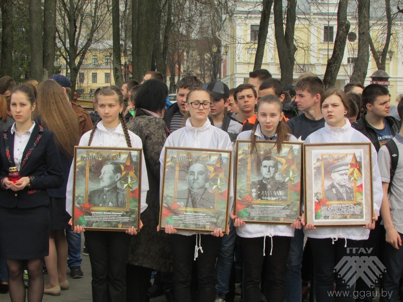 Патриотическая акция «Автомарш Эстафета Памяти «Звезда нашей Великой Победы» в г. Гродно