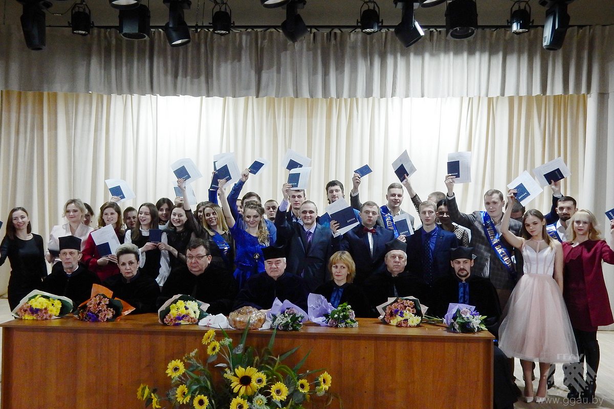 17 студзеня дыпломы атрымалі выпускнікі біятэхналагічнага факультэта