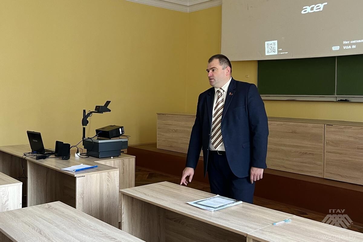 Встреча ректора со студентами 1 курса БТФ