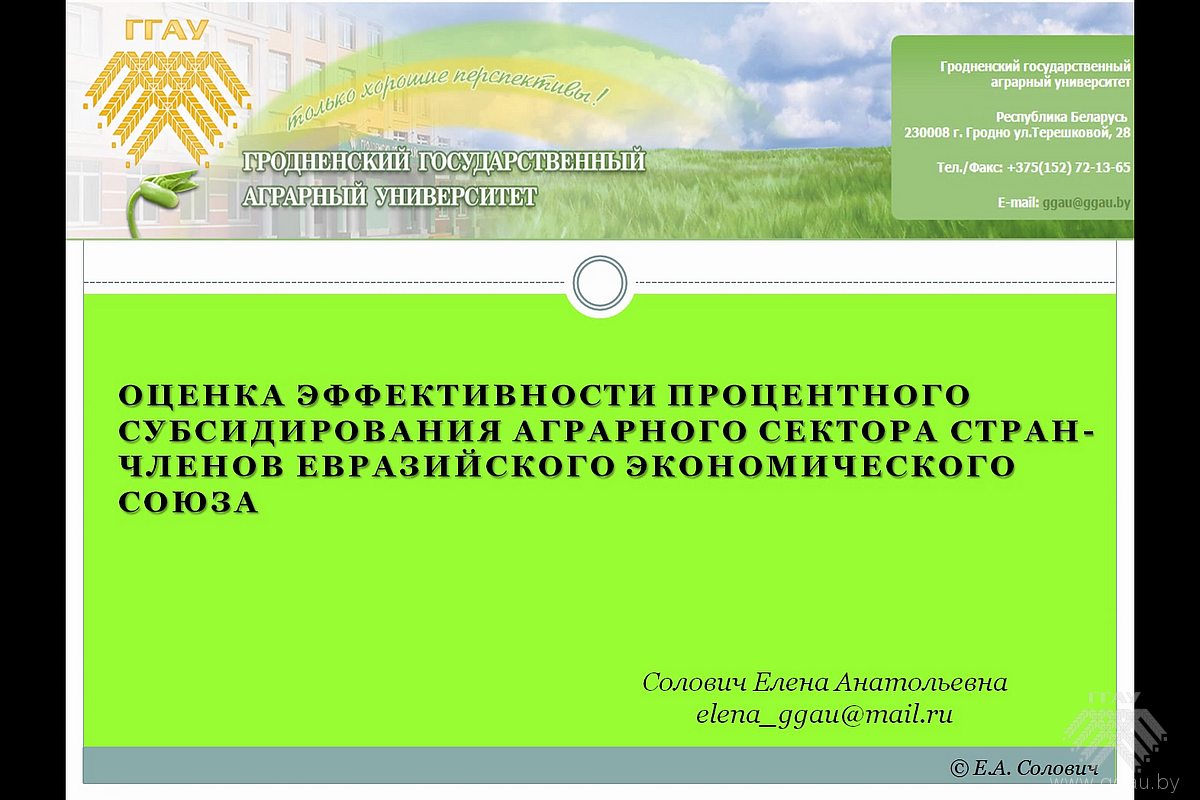 Современное развитие учета, анализа и аудита в странах СНГ: онлайн конференция на факультете бухгалтерского учета