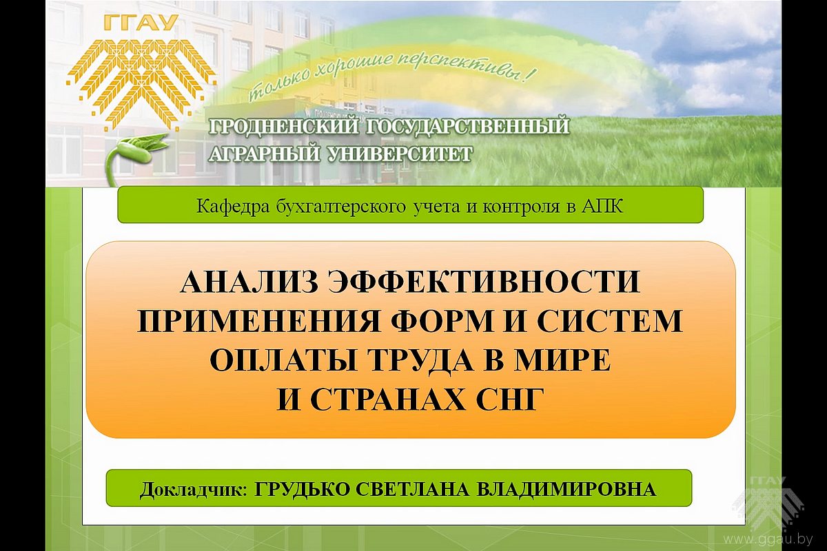 Современное развитие учета, анализа и аудита в странах СНГ: онлайн конференция на факультете бухгалтерского учета
