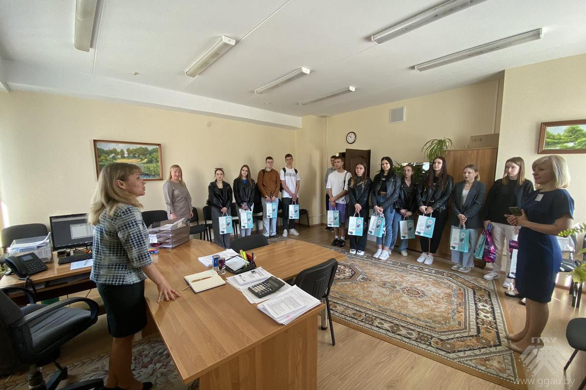 Участие студентов ФБУ в Дне открытых дверей в Гродненском областном управлении Фонда социальной защиты населения
