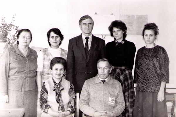 Коллектив кафедры во главе с профессором Г.П. Дубиковским