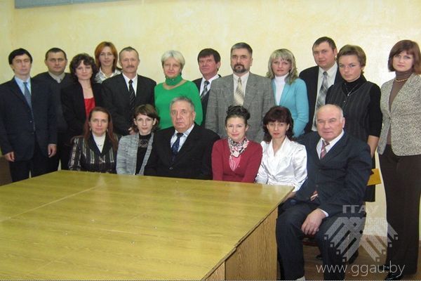 Коллектив кафедры растениеводства в 2007 г.
