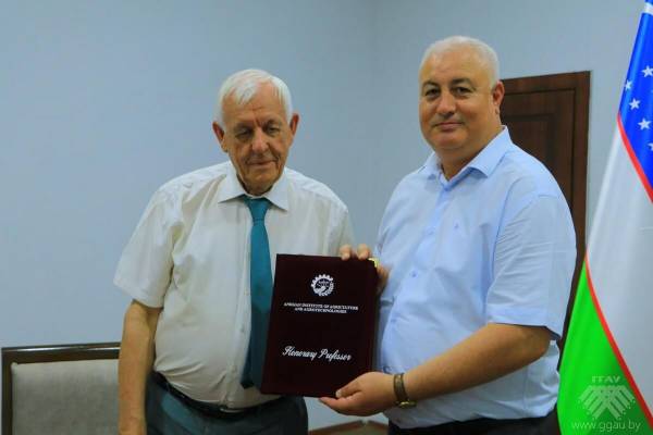 Научное сотрудничество между УО «ГГАУ» и Республикой Узбекистан